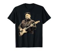Kim Jong Un Tocando la Guitarra eléctrica, una Superestrella de la música Rock Camiseta