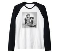 Kim Wilde Kids In America Cantante 1981 por Allan Ballard Camiseta Manga Raglan