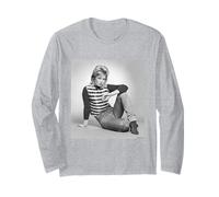 Kim Wilde Kids In America Cantante 1981 por Allan Ballard Manga Larga