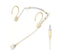KIMAFUN Micrófono de Diadema Ajustable sobre Oreja, Tipo Condensador Profesional, Compatible con Bodypack Inalámbrico Senn_heiser, Ideal para Actuaciones, Clases, Conferencias e Iglesias - HC-800-C2