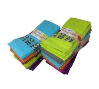 Kimbatex Paños de Cocina Rizo 100% Algodón, Trapos de Cocina, 50x50 cm Muy Absorbentes, Suaves y Resistentes (Liso, 18)