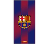 Kimbatex Textil Hogar Tienda Barcelona FC Toallas de Playa, Microfibra, Azul y Grana, Diseño Lamine Yamal, Pedri y Escudo, 70 x 140 cm, 7 Diseños a Elegir (Escudo 632)