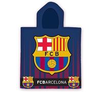 Kimbatex Textil Hogar Tienda Barcelona FC Toallas de Playa, Microfibra, Azul y Grana, Diseño Lamine Yamal, Pedri y Escudo, 70 x 140 cm, 7 Diseños a Elegir (Poncho 55x110cm)