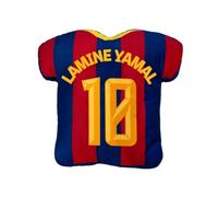 Kimbatex Textil Hogar Tienda FC Barcelona Cojín Decorativo, Diseño Escudo FCB y Camiseta Lamine Yamal Número 10, Varios Diseños (COJIN Nº10 LAMINE 30CM)