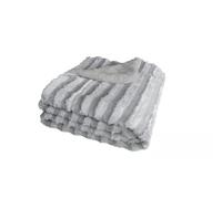 Kimbatex Textil Hogar Tienda Manta Plaid Visón con Sherpa - 100% Poliéster, Ultra Suave y Cálida - para Sofá o Cama - Disponible en 125x155, 160x220 y 220x240 cm - 6 Colores. (Gris Claro, 160x220cm)