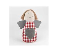 Kimbatex Tope Sujeta Puertas 28 Modelos Diferentes de Animales de Peluche, Figuras Decorativas (Angel Rojo)