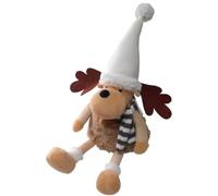 Kimbatex Tope Sujeta Puertas 28 Modelos Diferentes de Animales de Peluche, Figuras Decorativas (Reno Beig)