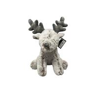 Kimbatex Tope Sujeta Puertas 28 Modelos Diferentes de Animales de Peluche, Figuras Decorativas (Reno Gris New)