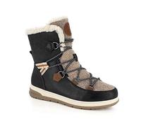 KIMBERFEEL - Bota de nieve para mujer, Negro, 38 EU