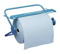 KIMBERLY-CLARK 06146000 6146 Dispensador de Paños en Bobinas, Para Montaje en Pared o de Pie, Acero, Azul, 10.8x54.5x38.2 cm