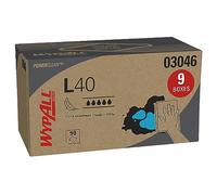 Kimberly-Clark Professional WYPALL L40 Limpiaparabrisas 10.8 x 10, pop-up, blanco, 90 por caja (03046)