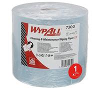 Kimberly-Clark WYPALL L20 - Limpiaparabrisas (tamaño grande, 1 rollo x 500 hojas), color azul
