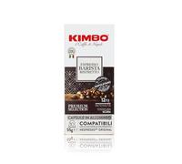 Kimbo 200 cápsulas compatibles con Nespresso®, Espresso Barista Ristretto | 20 paquetes de 10 cápsulas, mezcla cremosa, intensidad 12/13, tostado oscuro