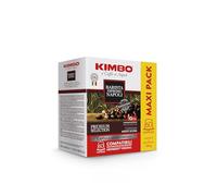 Kimbo, Barista Espresso Napoli, 180 cápsulas de café de aluminio compatibles con Nespresso®* Original®*, mezcla fuerte y corporal, intensidad 10/13, tostado medio-oscuro, 3 paquetes de 60 cápsulas