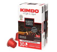 Kimbo Barista Espresso Napoli - Cápsulas de aluminio compatibles Nespresso Original - Lote de 30 unidades