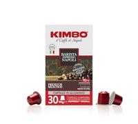 Kimbo Barista Espresso Napoli - Cápsulas de aluminio compatibles Nespresso Original - Lote de 30 unidades