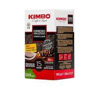 Kimbo Café Espresso Napolitano, 120 cápsulas compostables ESE, 8 paquetes de 15