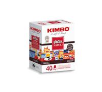 Kimbo, Cápsulas de Café, Kimbo Spacca Napoli, Compatibles con Nespresso, 5 Paquetes de 40 Cápsulas (Total 200 Cápsulas)