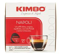 Kimbo Cápsulas Napoli compatibles Nescafè Dolce Gusto - Pack de 64 cápsulas