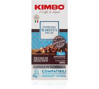 Kimbo Coffee Espresso Barista - Cápsulas descafeinadas (10 x 10) | Compatible con máquina Nespresso | Cápsulas de café de aluminio descafeinado | Café espresso italiano de tostado medio oscuro
