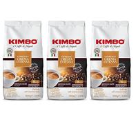 Kimbo Crema Intensa - 3 kg - Caffè in Grani - Intensità 11/13, Tostatura Medio-Scura, Note Speziate - Ideale per Macchina SuperAutomatica ed Espresso - 3 Confezioni da 1 kg