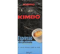 KIMBO Espresso Decaffeinated DEK Ground Italian Coffee 250g