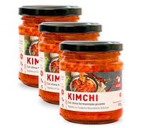 Kimchi Coreano & Col China Fermentada Picante - Auténtica Receta Tradicional, Fermentación Natural, Sabor Intenso y Crujiente - Pack Laborawi (570g)
