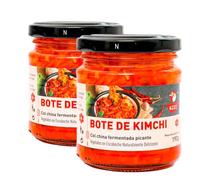Kimchi coreano fermentado en tarro 190 g, col con chile y especias, sabor umami y picante suave, ideal para bowls, arroces, sopas y salteados