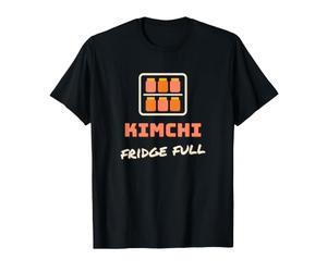 Kimchi Refrigerador Completo Divertido Coreano Familia Comida Amante Humor Camiseta