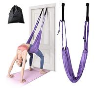 KimDaro Correa elástica para cintura y espalda, banda de yoga para fitness, entrenamiento de estiramiento de piernas, estirador de yoga, correa de inversión dividida para fitness, baile, ballet,