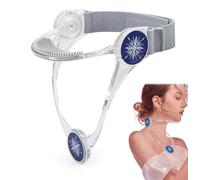 KimDaro Soporte de cuello ajustable de 360°, dispositivo de tracción de cuello cervical, protector de estiramiento de cuello cervical para alivio de la presión de la columna cervical, para dolor y