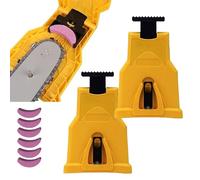 Kimeo Affût'pro - Afilador De Motosierra Ultrarrápido, Afilador De Motosierra Profesional Precisión Instantánea Corte Eficiente, Herramienta Precisión for Hojas De 14/16/18/20 Pulgadas(2sets)