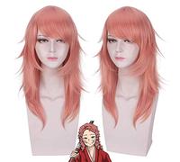 Kimetsu no Yaiba Sabito Cosplay Wig Blade of Demon Slayer Light Orange Halloween Anime Synthetic Hair PL-560