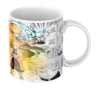 Kimetsu no Yaiba taza de Tanjiro Nezuko y más personajes para fans anime y manga de Demon Slayer | Cerámica 355ml (Kimetsu no Yaiba - Zenitsu)