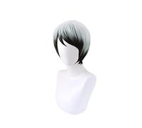 Kimetsu No Yaiba Yushirou Cosplay Wig Blade of 3 Layers Colors Short Halloween Anime Wigs