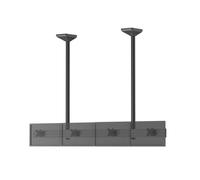 Kimex 031-4432K2 Soporte de techo para 4 pantallas 32" VESA 75x75 a 100x100 Máx 26Kg