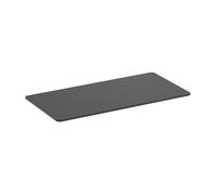 Kimex 150-0715 - Bandeja de escritorio (150 x 75 cm, bordes redondos, carbono