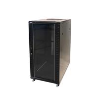 KIMEX - Armario Rack 19" de Suelo - Ancho 600mm, Fondo 1000mm, Altura 33U - Negro - 112-6133K