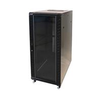 KIMEX - Armario Rack 19" de Suelo - Ancho 600mm, Fondo 1000mm, Altura 42U - Negro - 112-6142K