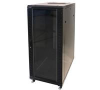 KIMEX - Armario Rack 19" de Suelo - Ancho 600mm, Fondo 1000mm, Altura 42U - Negro - 112-6142K