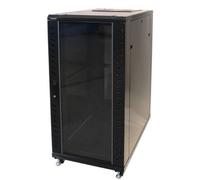KIMEX - Armario Rack 19" de Suelo - Ancho 600mm, Fondo 800mm, Altura 33U - Negro - 112-6833K