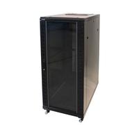 KIMEX - Armario Rack 19" de Suelo - Ancho 600mm, Fondo 800mm, Altura 42U - Negro - 112-6842K