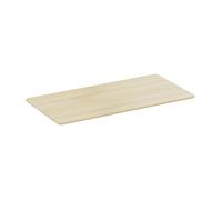 Kimex - Bandeja de escritorio - 150 x 75 cm - Bordes redondos - Color madera natural - 150 - 0415