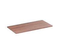 Kimex - Bandeja de escritorio - 150 x 75 cm - Bordes redondos - Color nogal - 150 - 0315