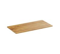 Kimex - Bandeja de escritorio - 150 x 75 cm - Bordes redondos - Madera clara rústica - 150 - 0615