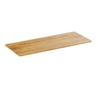 Kimex - Bandeja de escritorio - 180 x 75 cm - Bordes redondos - Madera clara rústica - 150 - 0618