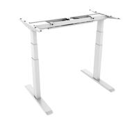 Kimex Base De Escritorio Motorizado Regulable En Altura 62-128 Cm Blanca, Conectada