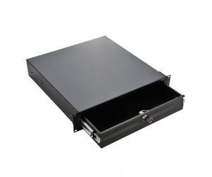 Kimex Cajón Deslizante para Armario Rack 19" 2U