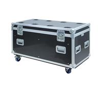 KIMEX - Flight Case - Baúl - Dimensiones 120 x 60 x 60 cm - con Bandeja - con Ruedas - Separator Interno - 100-0412