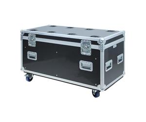 KIMEX - Flight Case - Baúl - Dimensiones 120 x 60 x 60 cm - con Bandeja - con Ruedas - Separator Interno - 100-0412